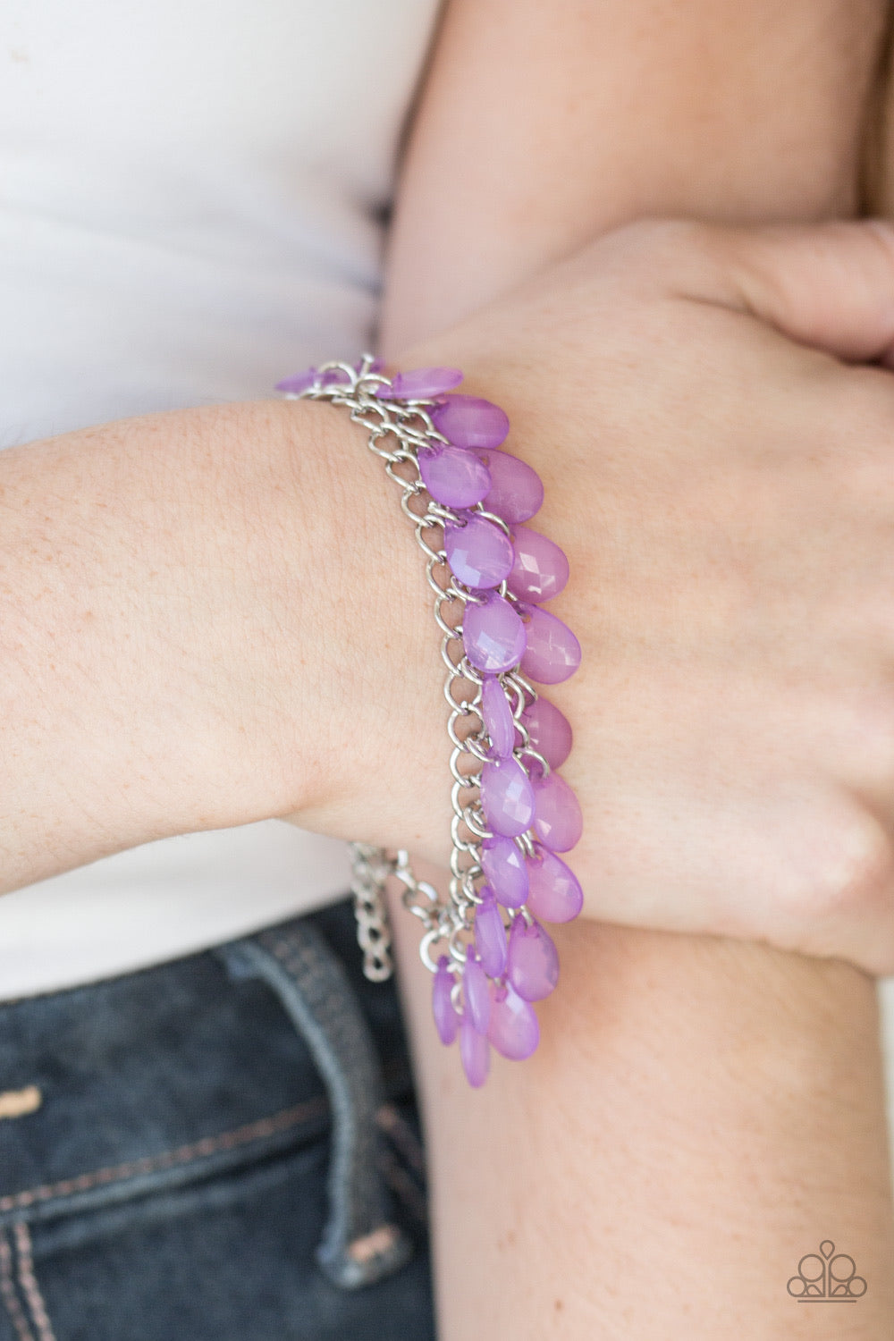 Step Out of Shine Purple-Bracelet