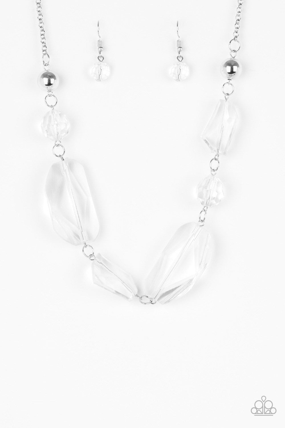 Luminous Luminary White-Necklace