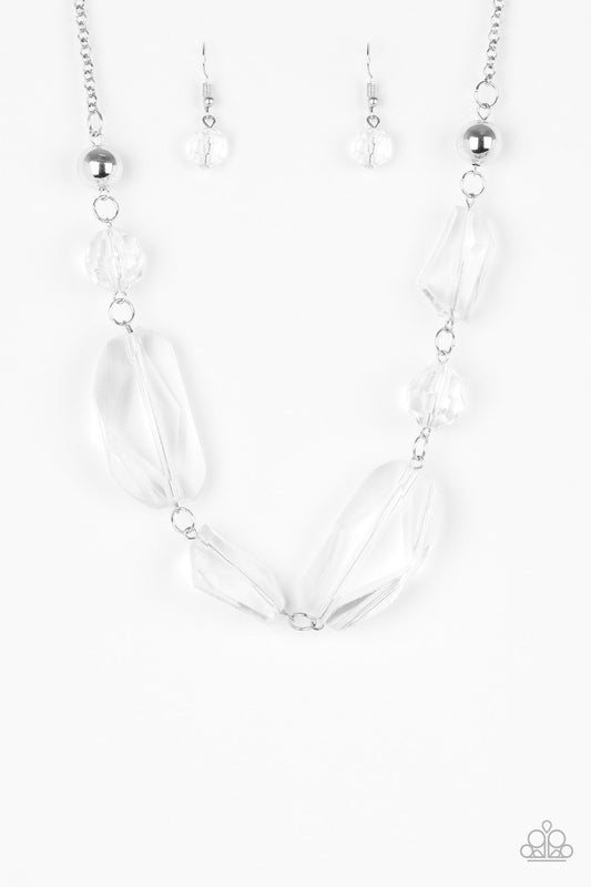 Luminous Luminary White-Necklace
