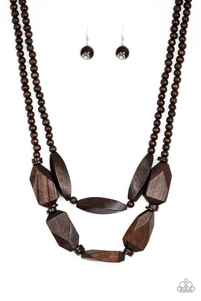 Tropical Heat Wave Brown-Necklace