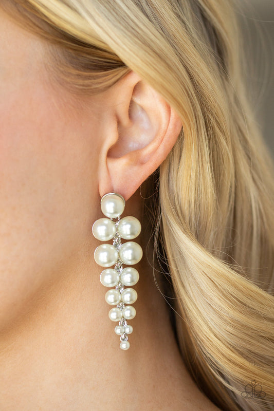 Totally Tribeca White-Earrings