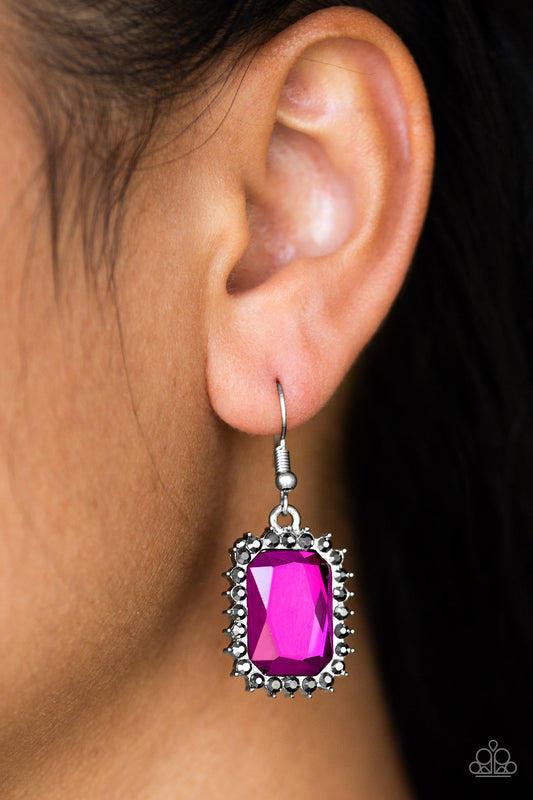 Downtown Dapper Pink-Earrings