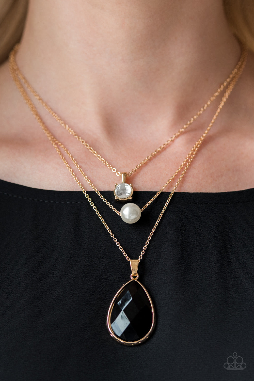 Midnight Martinis Gold-Necklace