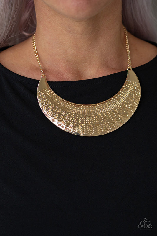 Large As Life Gold-Necklace