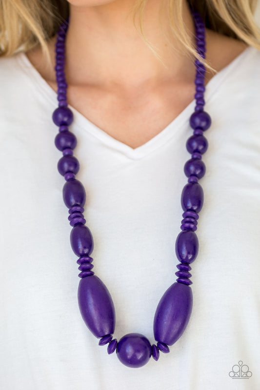 Summer Breezin Purple-Necklace