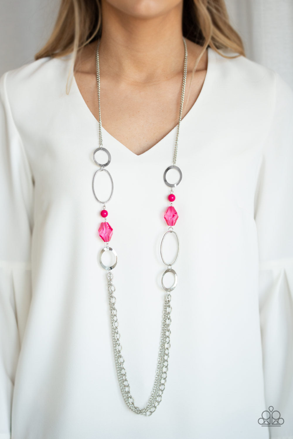 Jewel Jubilee Pink-Necklace