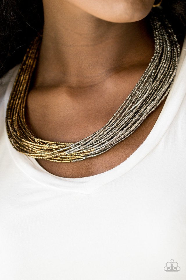 Flashy Fashion Brass-Necklace