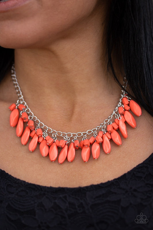 Bead Binge Orange-Necklace