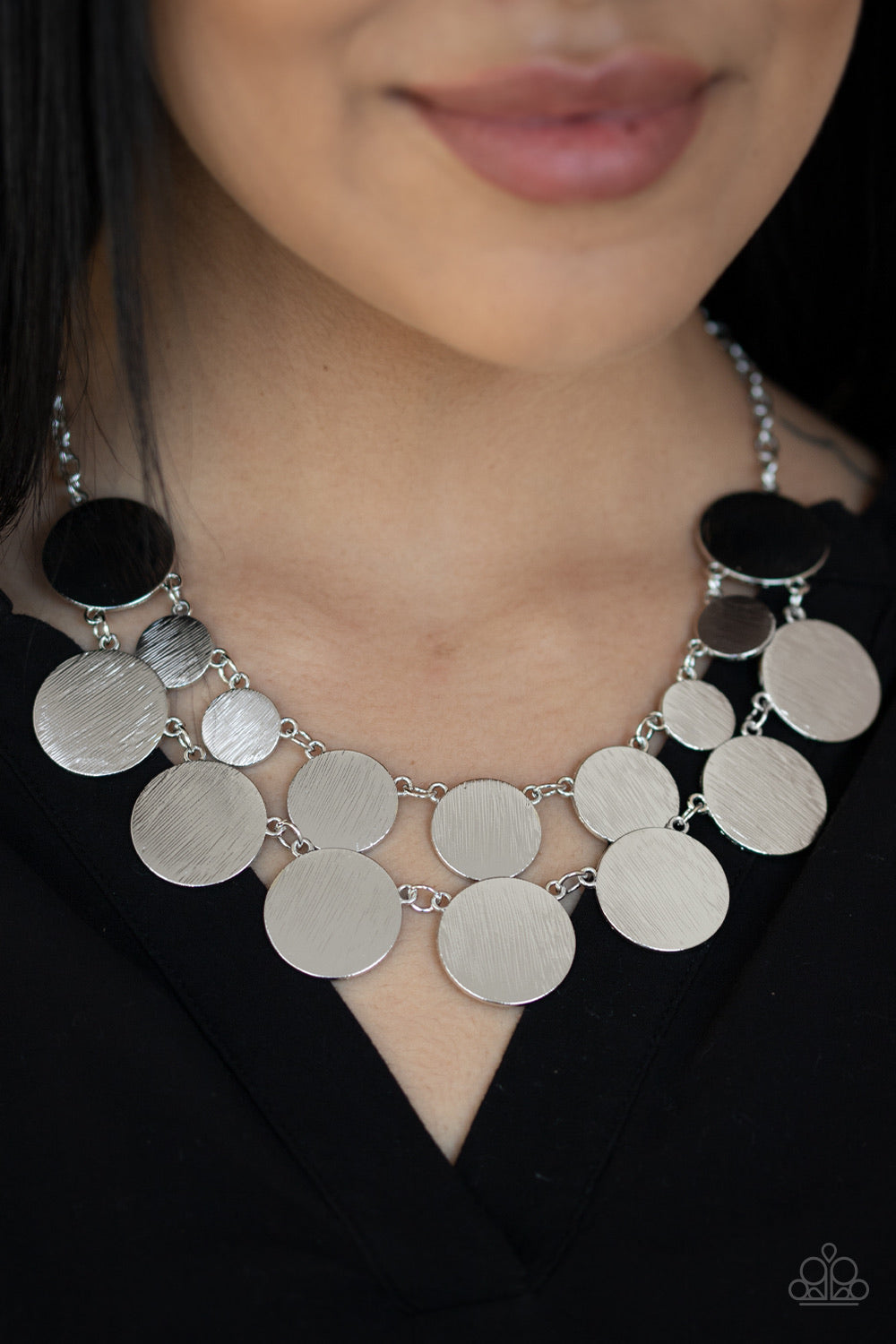 Stop and Reflect Silver-Necklace