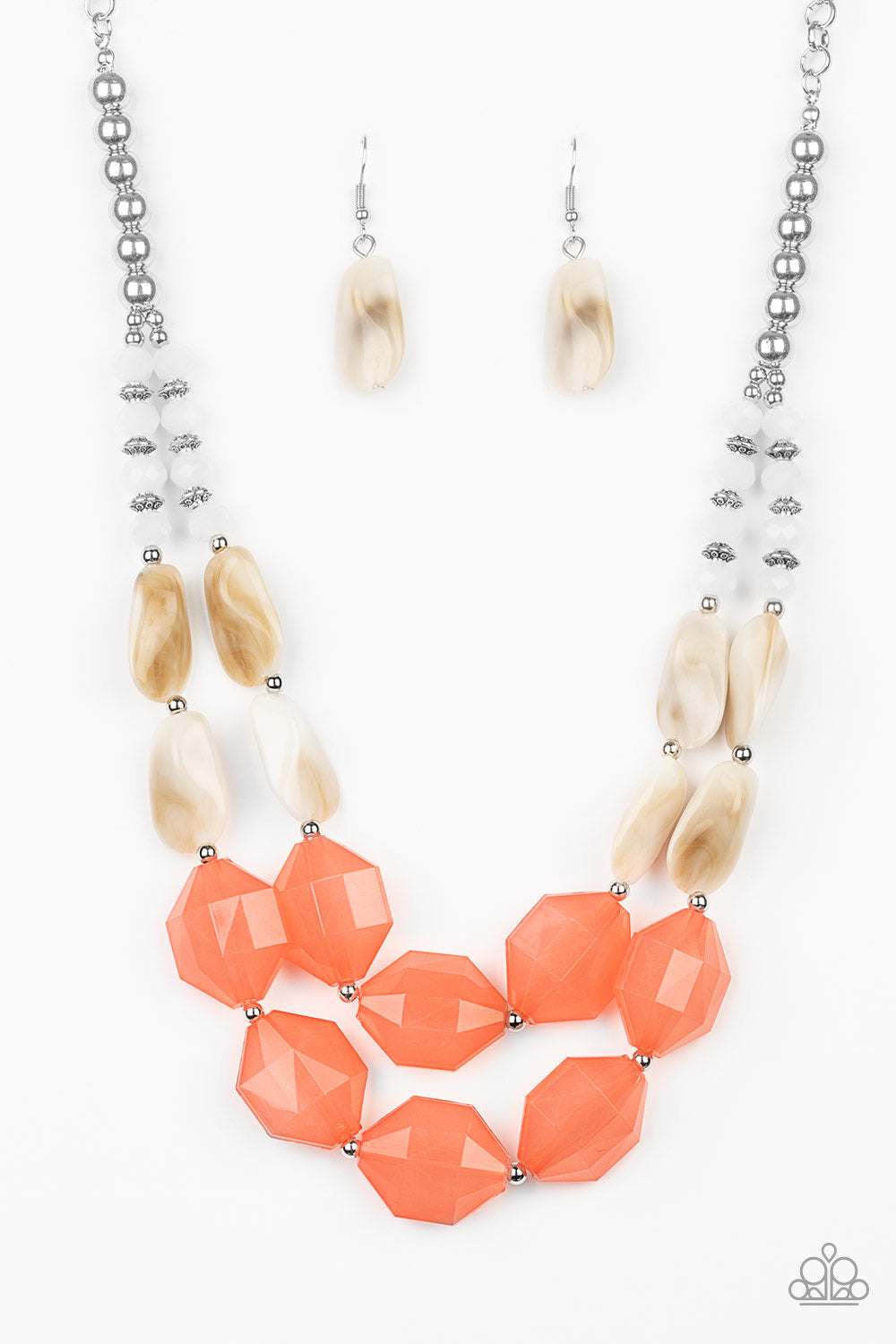 Seacoast Sunset Orange-Necklace