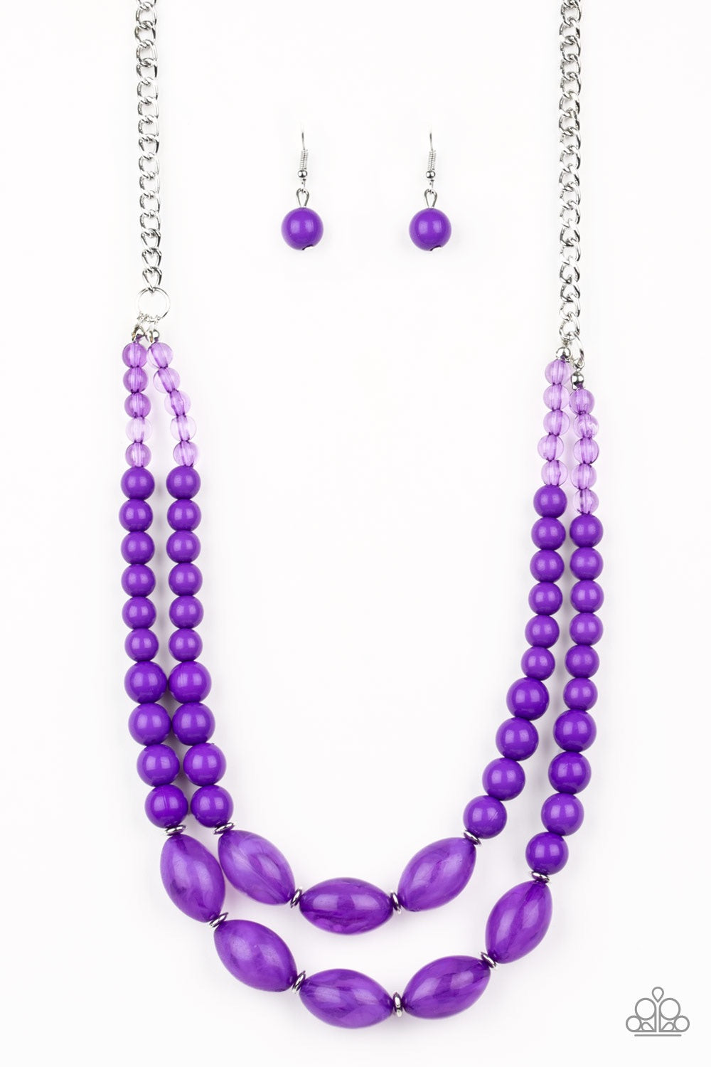 Sundae Shoppe Purple-Necklace