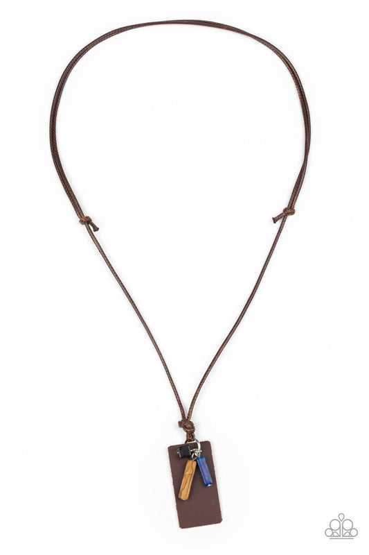 Mountain Scout Brown-Urban Necklace
