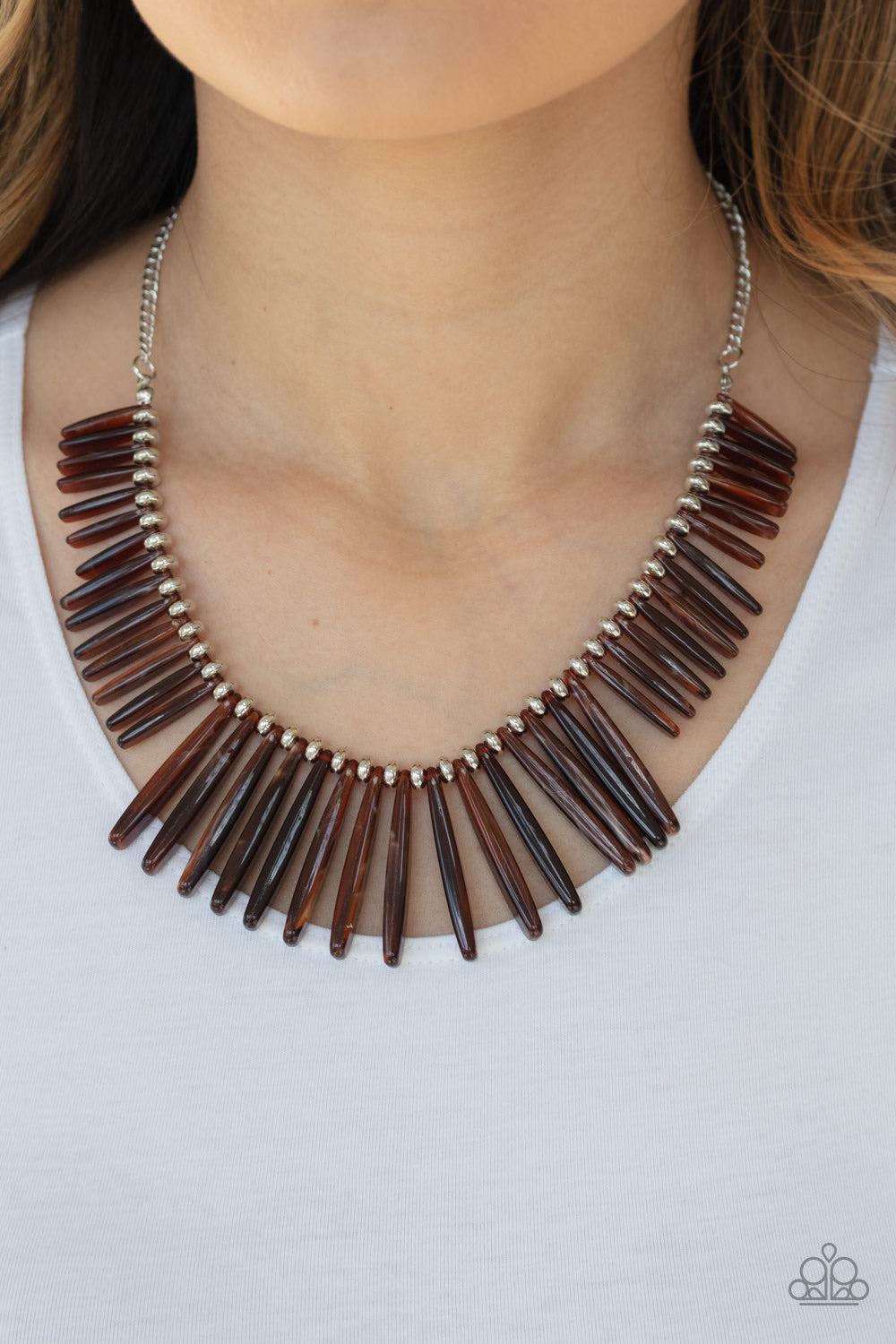 Out of My Element Brown-Necklace