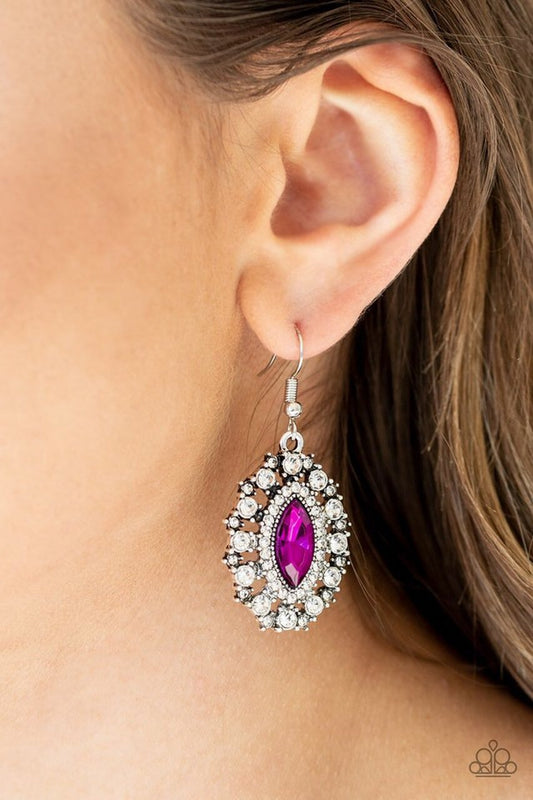 Long May She Reign Pink-Earrings