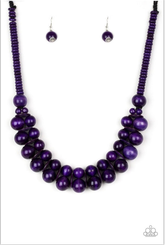 Caribbean Cover Girl Purple-Necklace