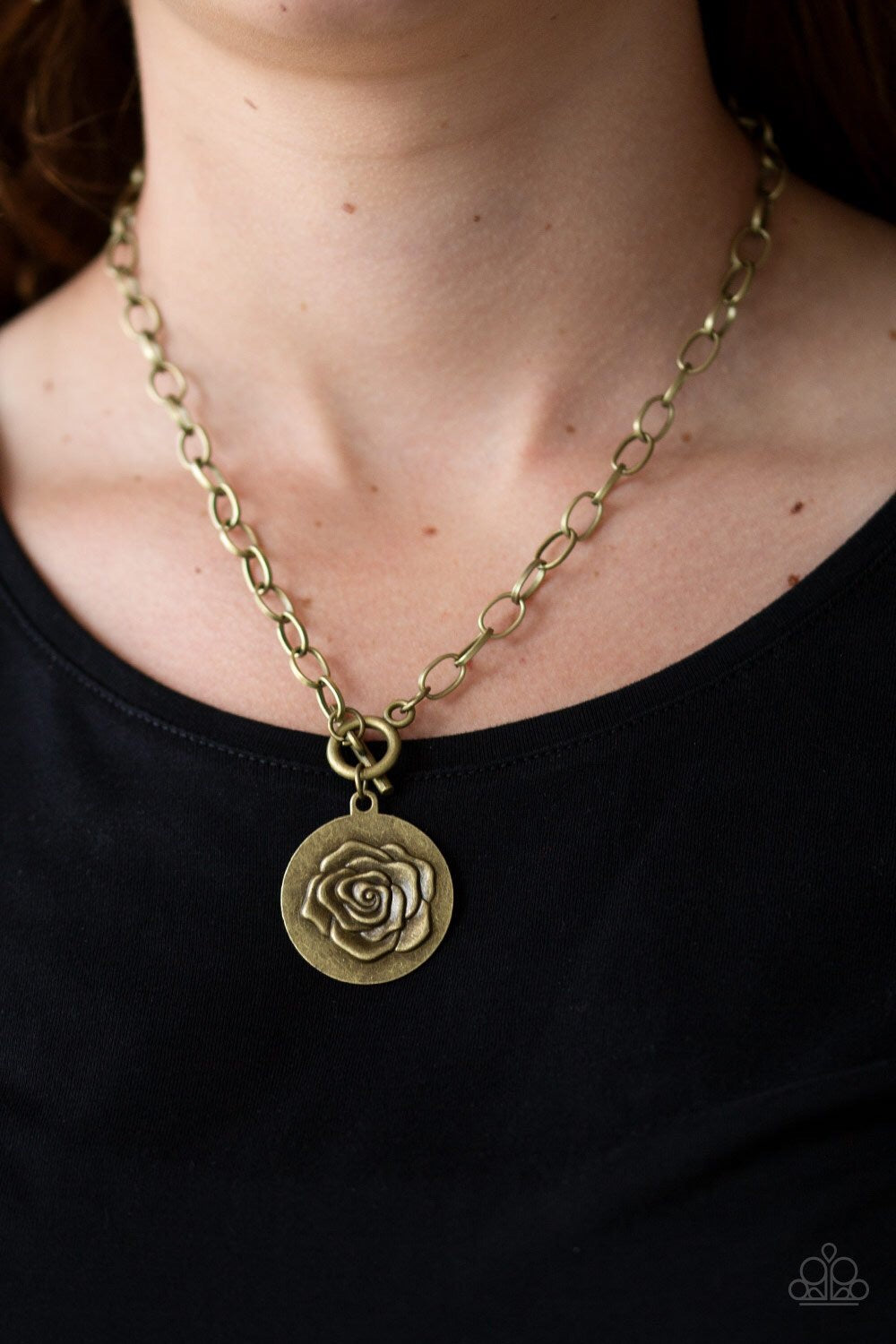 Beautifully Belle Brass-Necklace