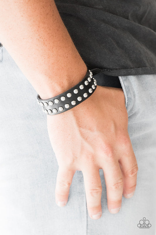 Biker Bold Black-Urban Bracelet