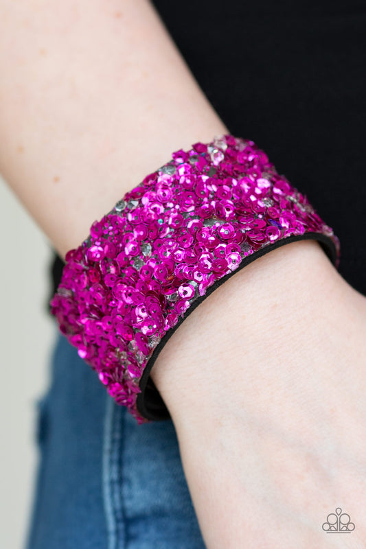 Starry Sequins Pink-Bracelet