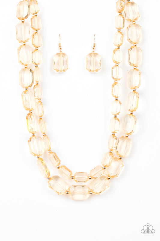 Ice Bank Gold-Necklace