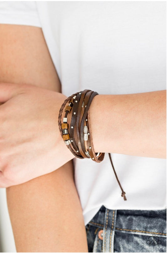 Carefree Camper Brown-Urban Bracelet