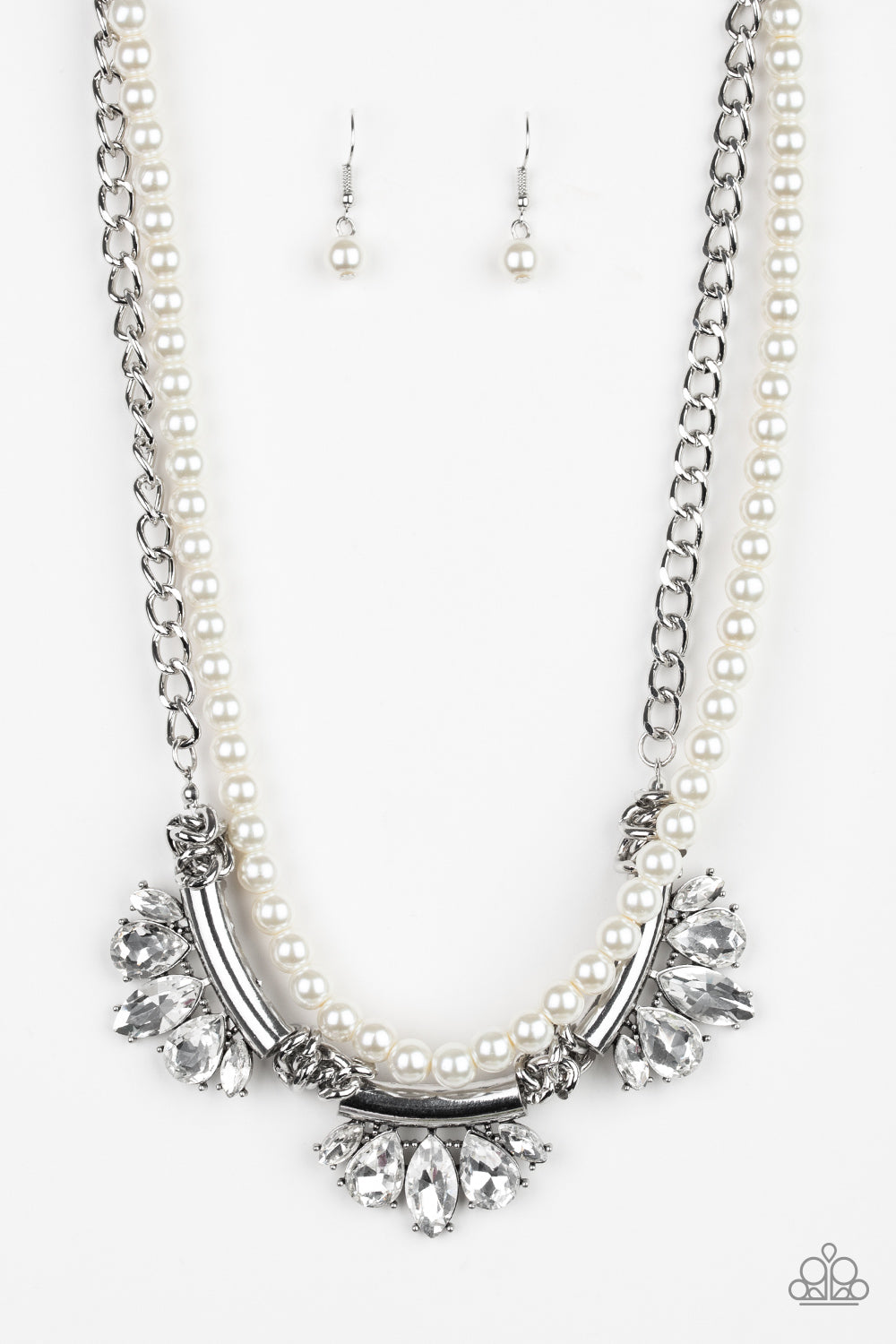 Bow Before The Queen White-Necklace