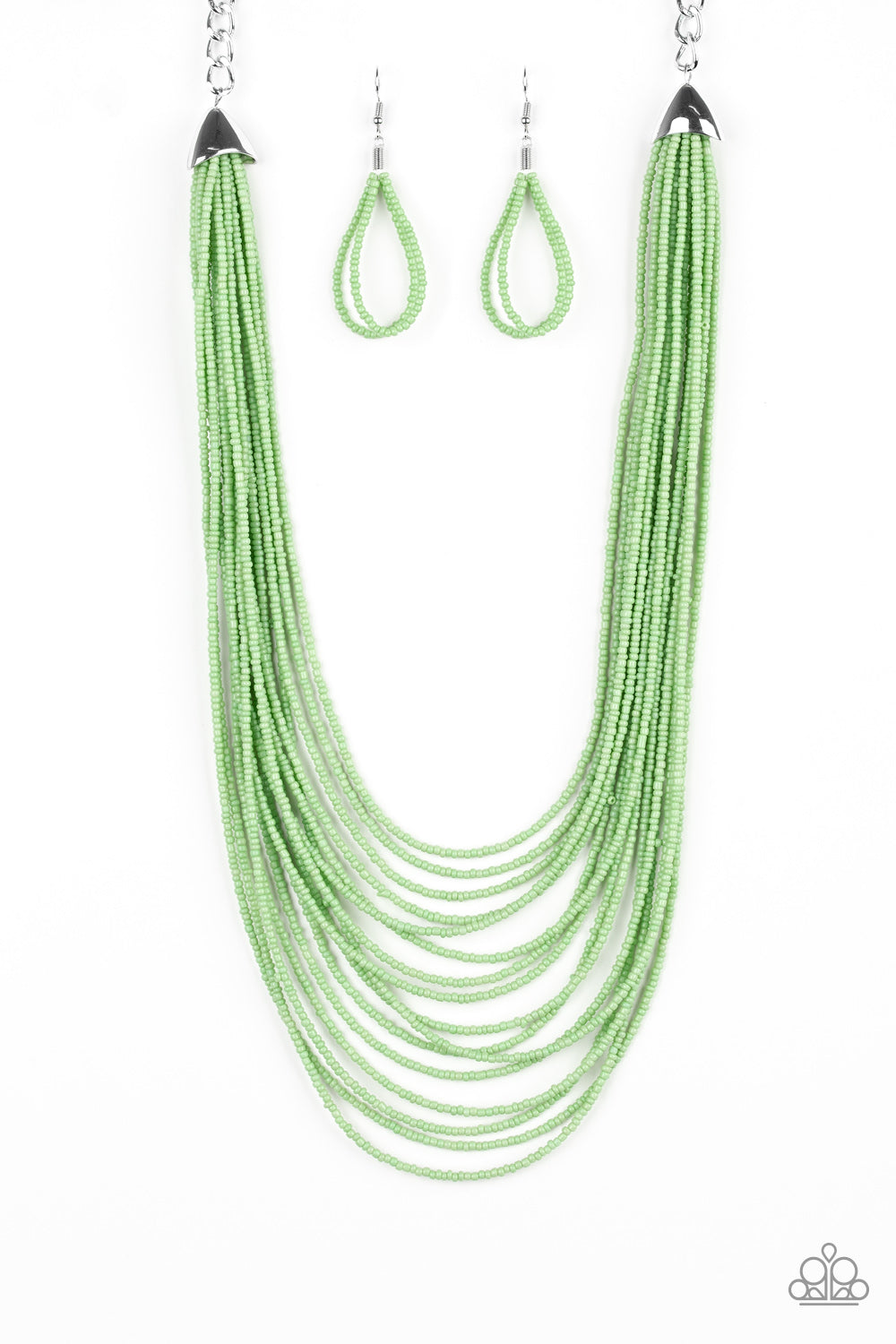 Peacefully Pacific Green-Necklace