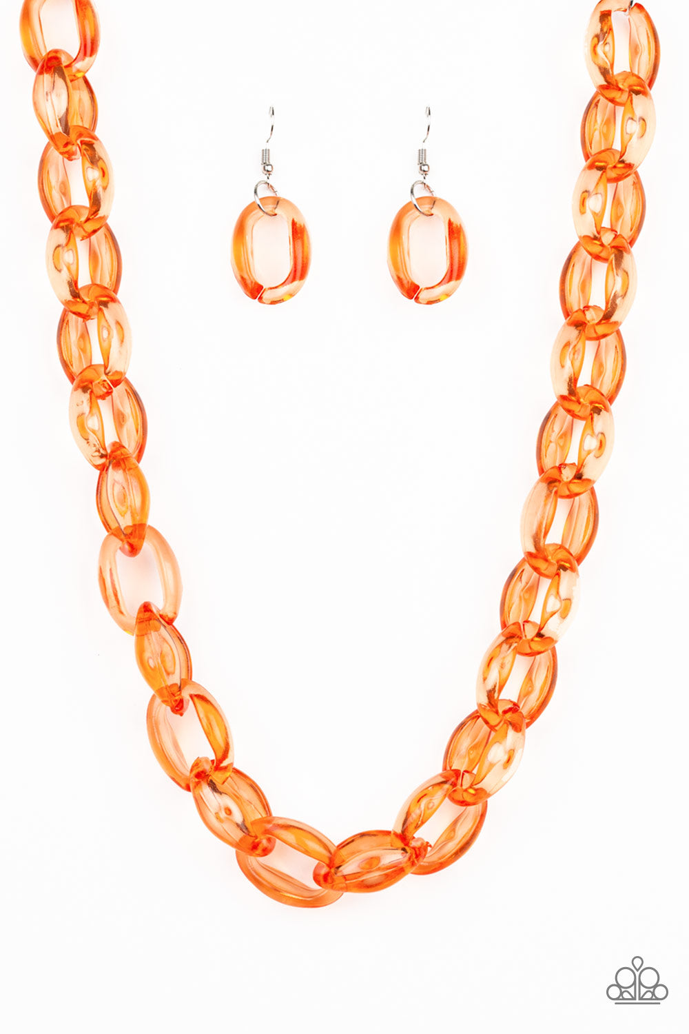 Ice Queen Orange-Necklace