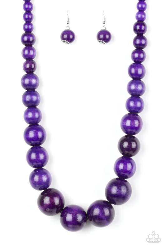 Effortlessly Everglades Purple-Necklace
