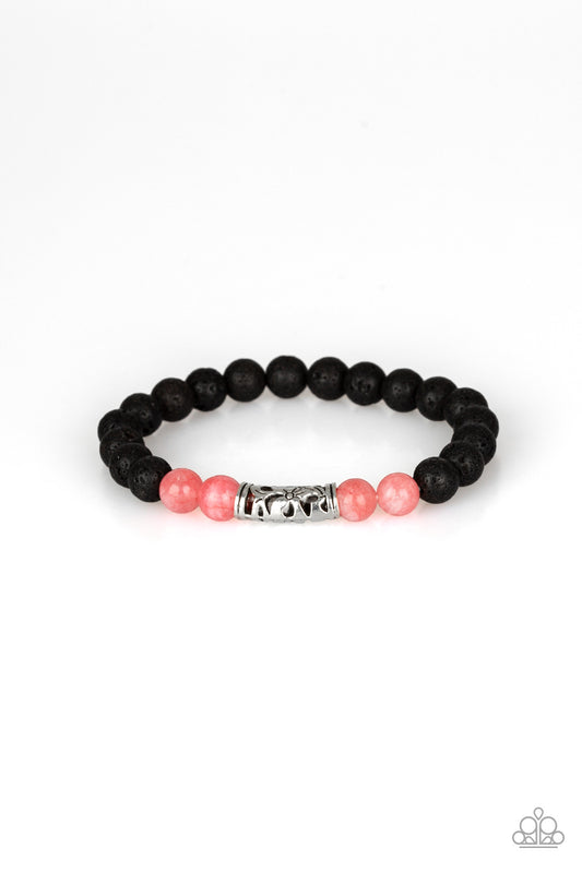 Modern Meditation Pink-Bracelet